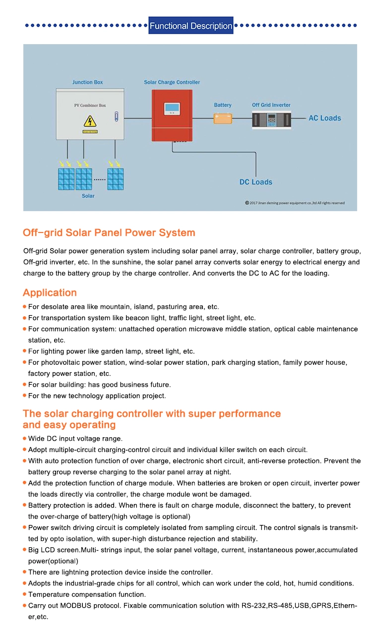 384V 50A 80A 100A 150A 200A 500A 600A MPPT Solar Panel Regulator Charge Controller Solar Panel Charge Controller