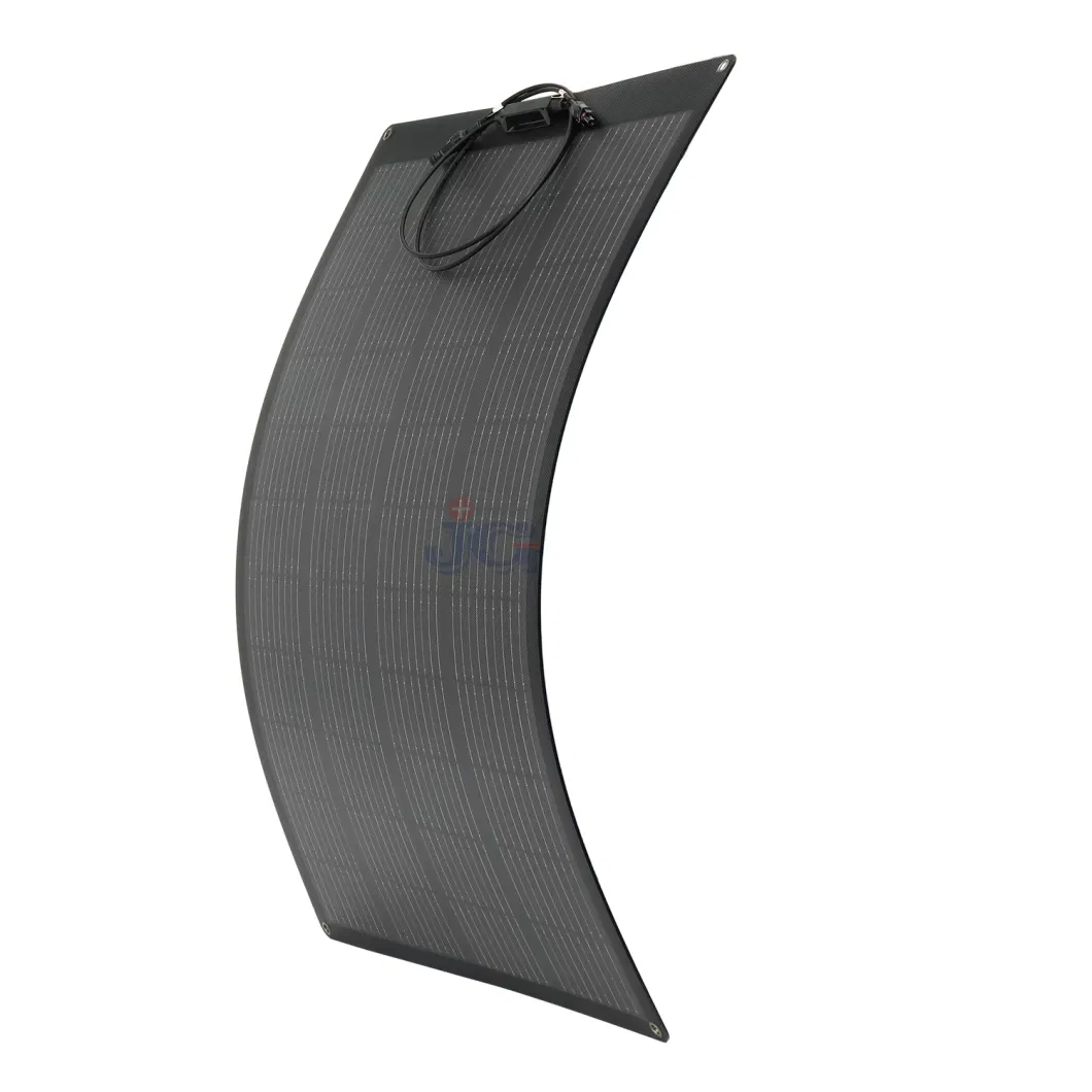 Customized 100W Black Semi-Flexible Monocrystalline Solar Panel