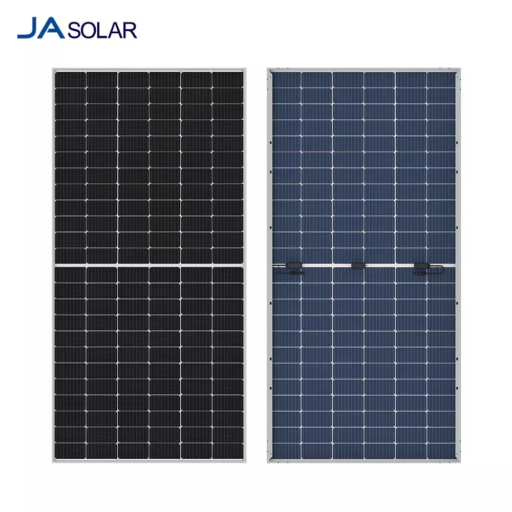 Ja Solar 525W 540W 550W Bifacial Mono Perc Half Cell High Power Industrial Solar Panel