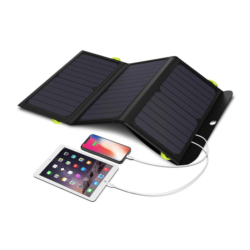 18W/21W/40W Waterproof Portable Solar Panel with Built-in 10000mAh Battery Solar Power Panel Charger