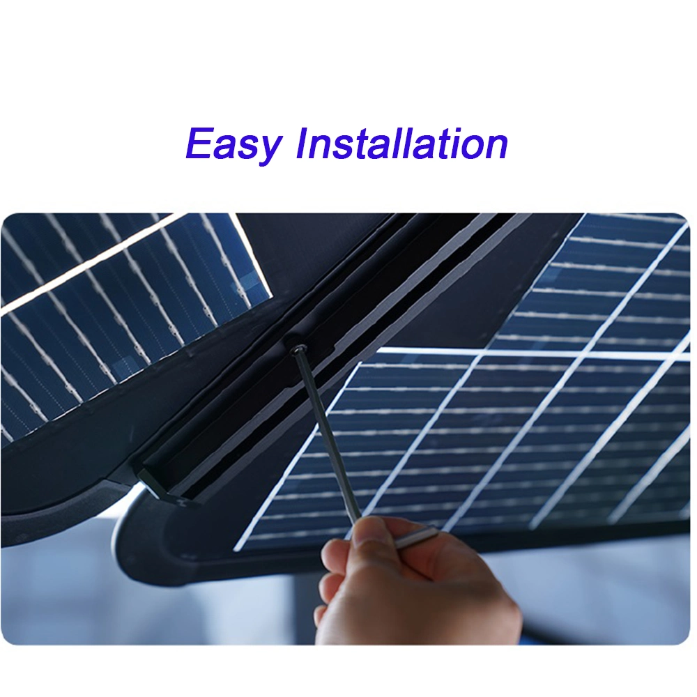 1kw 2kw 3kw Bifacial Panel System Sunflower Panels Design Solar Kit Solar Flower Power System for Home Villa Courtyard Solar Energy System