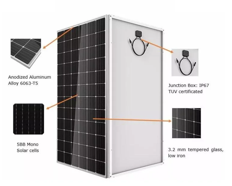 270W 300W Monocrystalline Shingled Panel Solar Panel for Home Use Mono Best Price Flexible Solar Panels 400 Watt