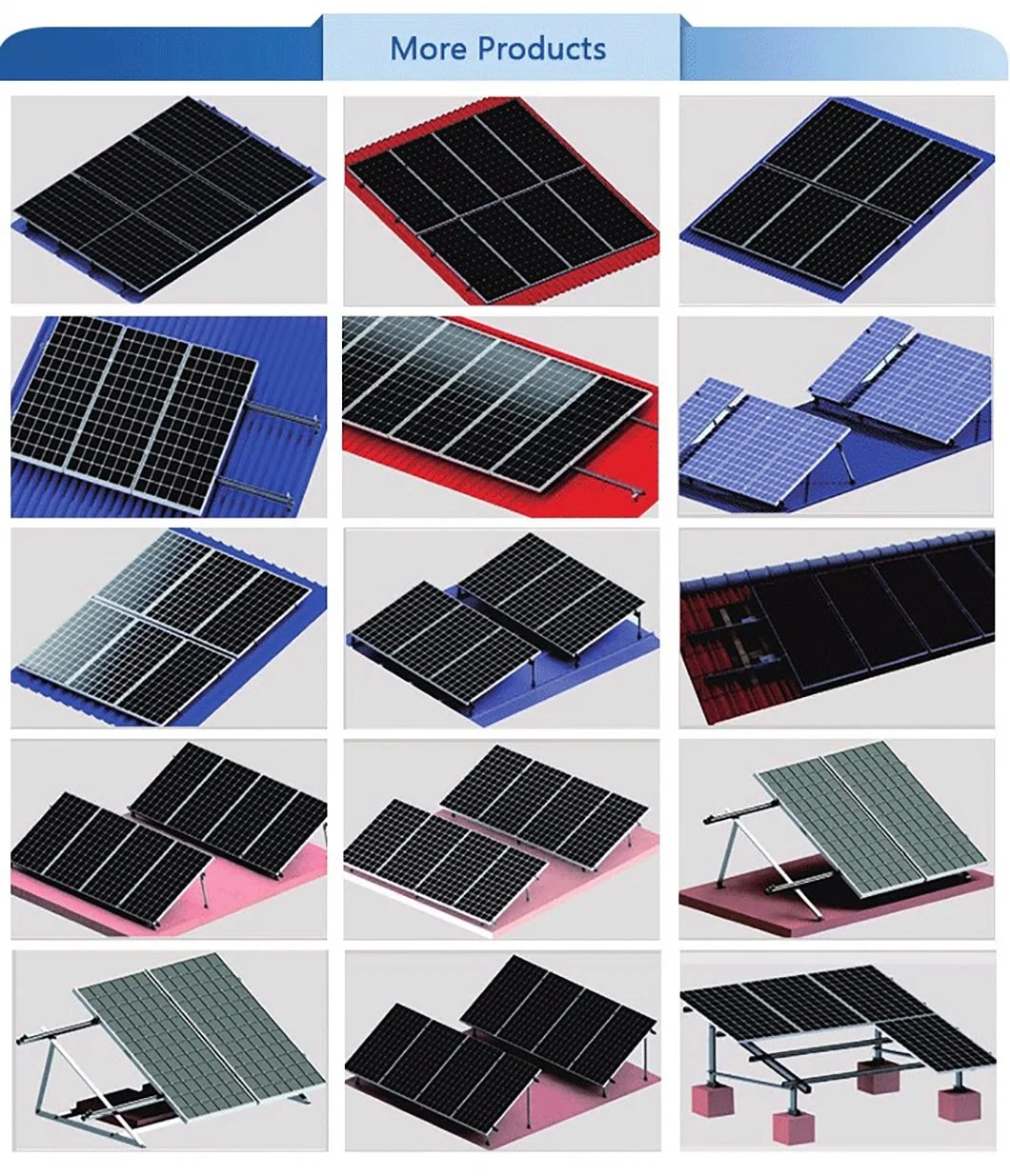 Steel Solar Ground Mounting Solar Panel Ground Mounted System for Installation