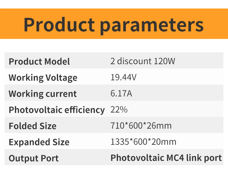 Holasola High Efficiency Folding Flexible Solar Panel 200W Portable Outdoors Charger for Camping Jump Starter Phones Tablet