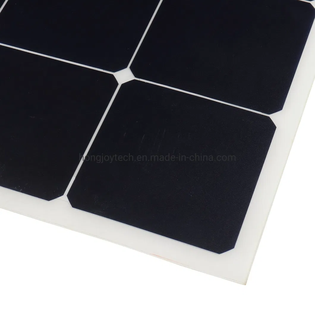 Sun Power Energy 50W 60W 100W RV PV Monocrystalline Solar Panel Flexible