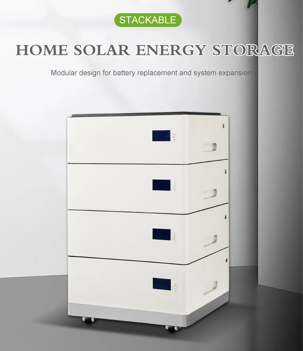 20.8kwh 51.2V102ah Lithium Battery Movable Home Energy Storage with 5kw External off Grid Hybrid Inverter Residential Ess LFP Battery Solar Battery