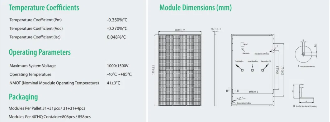 Camping Mobile Quick Charging Solar Charger Module 24V 36V 360W 365W 370W 375W 380W Portable Photovoltaic Mono Cells PV Panel for Outdoor