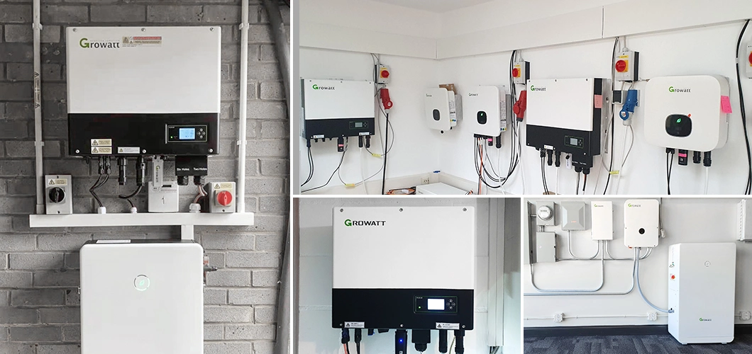 Growatt 5kw Single Phase on off Hybrid Grid Solar Inverter 7kw 8kw 9kw 10kw 15kw 20kw 25kw