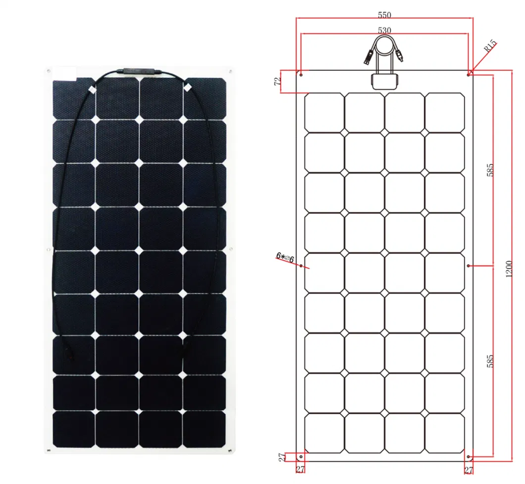 Flexible and Powerbank Hot Selling 300W Charger 200 Watt Solar Panel 30W Solar 100W 50W 400W 24V Flexible 60W 18V 20V 600V 19.2%