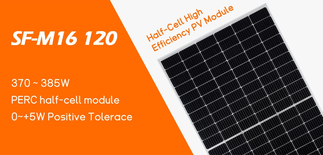 High Capacity Solar Panel Mono 380W Hot Sale with Solar Energy