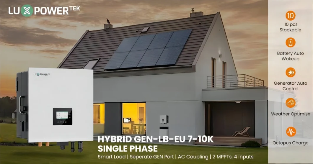 Luxpower 7kw Solar Residential Energy Storage System Solar Inverter Installation Hybrid Series Grid Connected Inverter