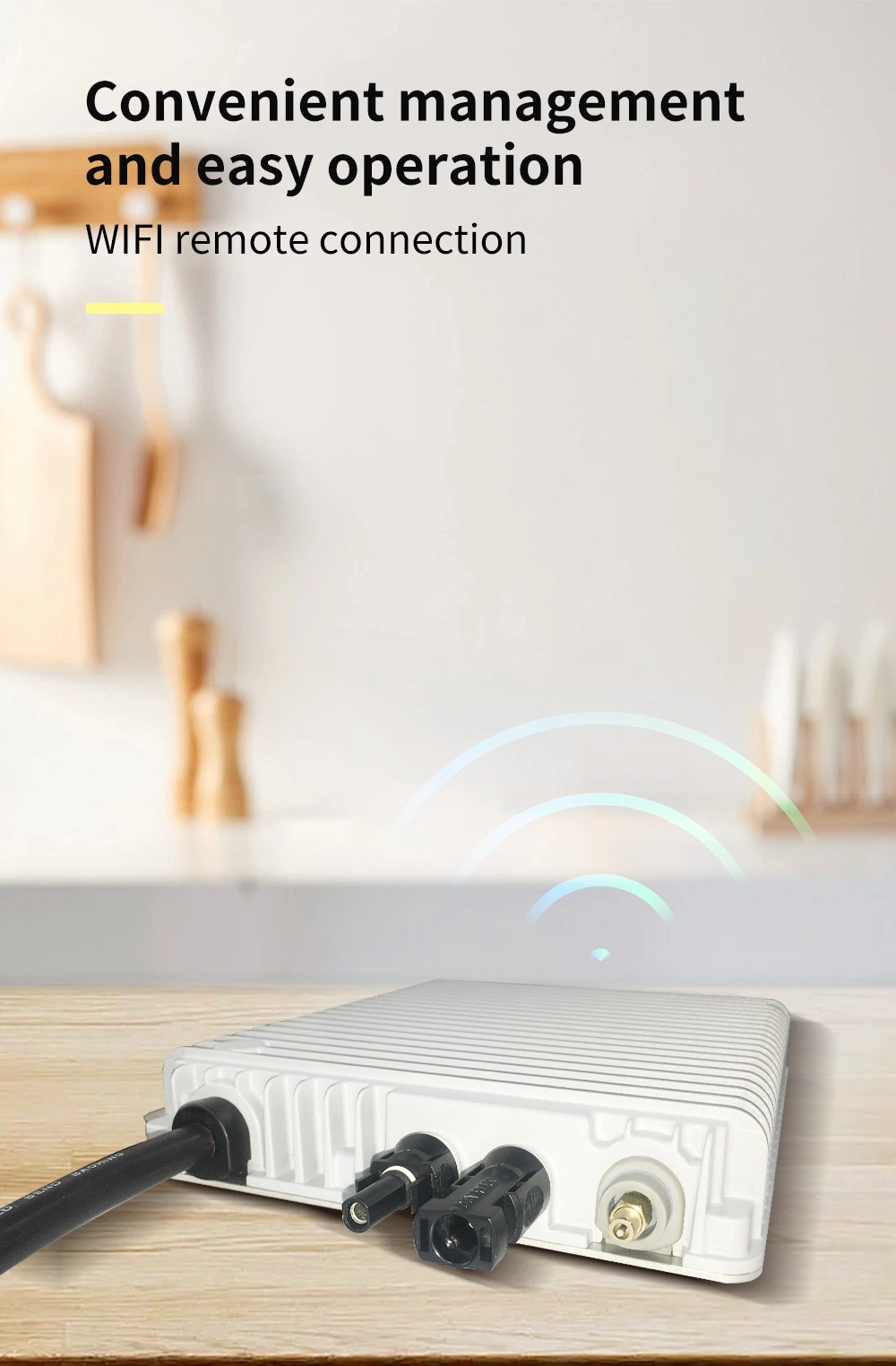 U-Greenelec 800W IP67 PV System Grid Tie 800W Solar Microinverter WiFi Remote Monitoring Mini Inverter for Home