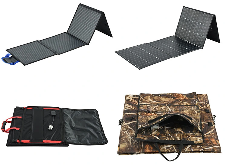 Outdoor Camping 180W Folding Poly Solar Panel for Easy Power Source