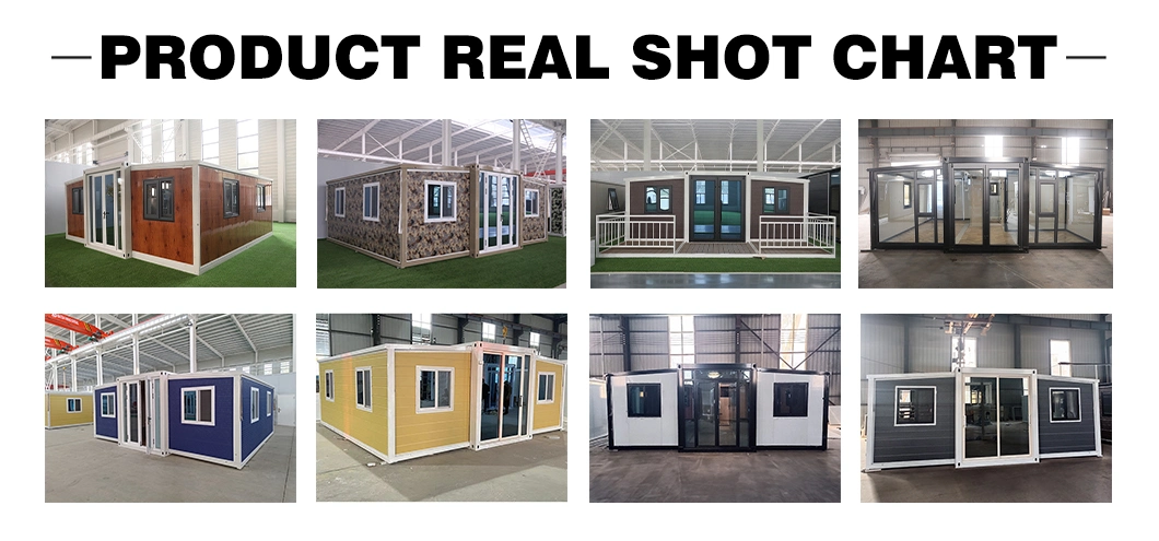 Luxury Prefab Modern Container Homes 20FT 40FT Easy Installed Expanding Residential Villa