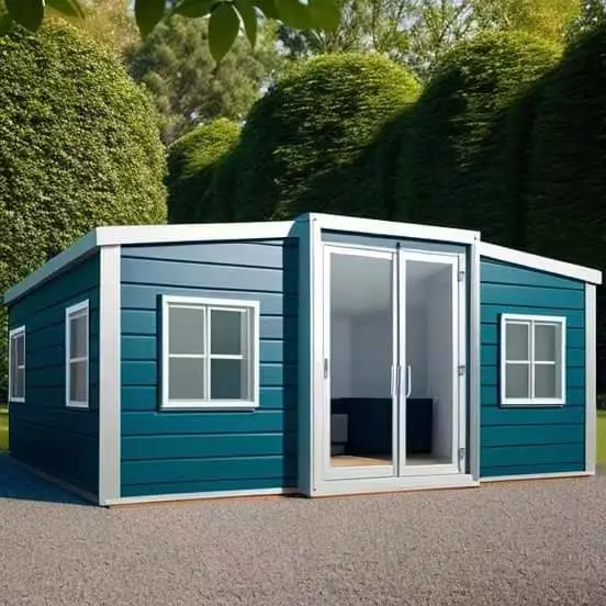 20FT/40FT Expandable Prefab House Villa Smart 2 Bedrooms Prefab Container Home