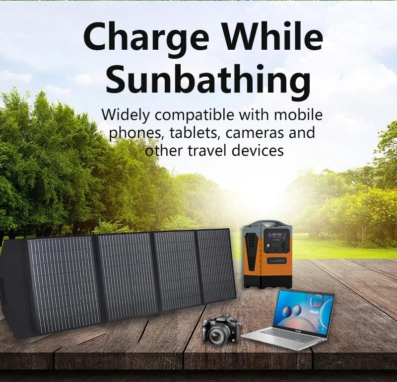 Foldable Home Use Solar Panel 150W 200W Portable Power Solar Panel Charger for Camping