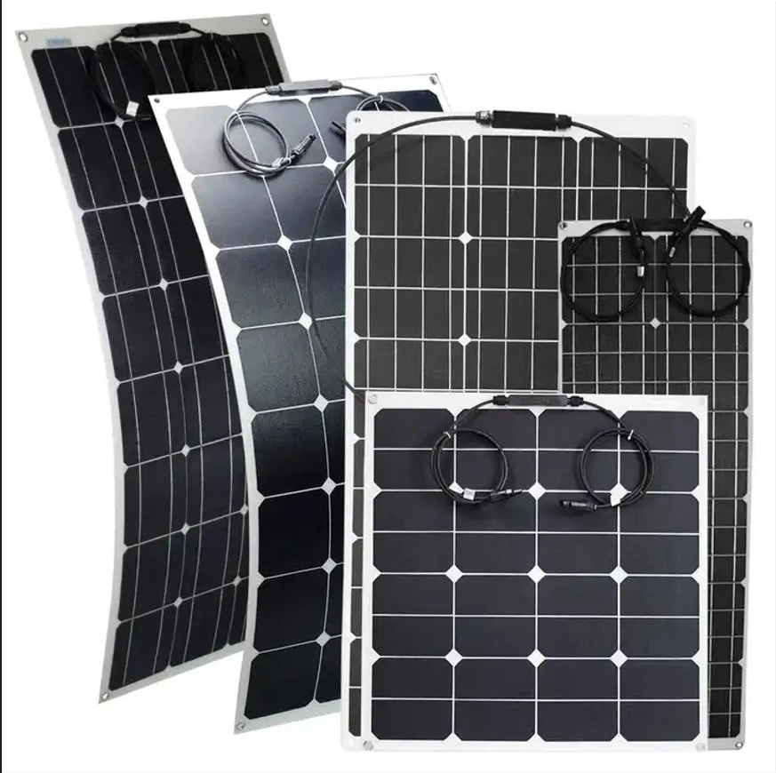 Factory Price Flexible Panel Solar Adhesive Thin Film Flexible Solar Panel 100W 150W 200W 250W 300W Photovoltaic Panel 400W