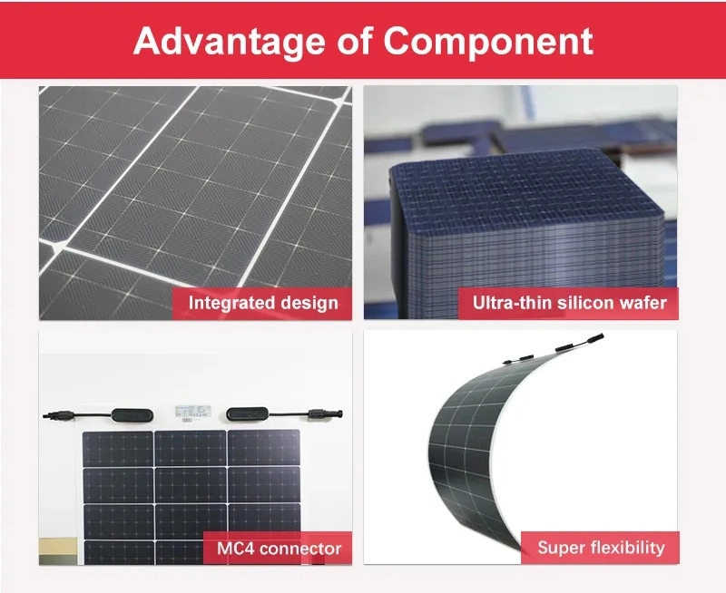 Factory Wholesale 60W 100W 150W 200W 300W 400W High-Efficiency Flexible Solar Panel