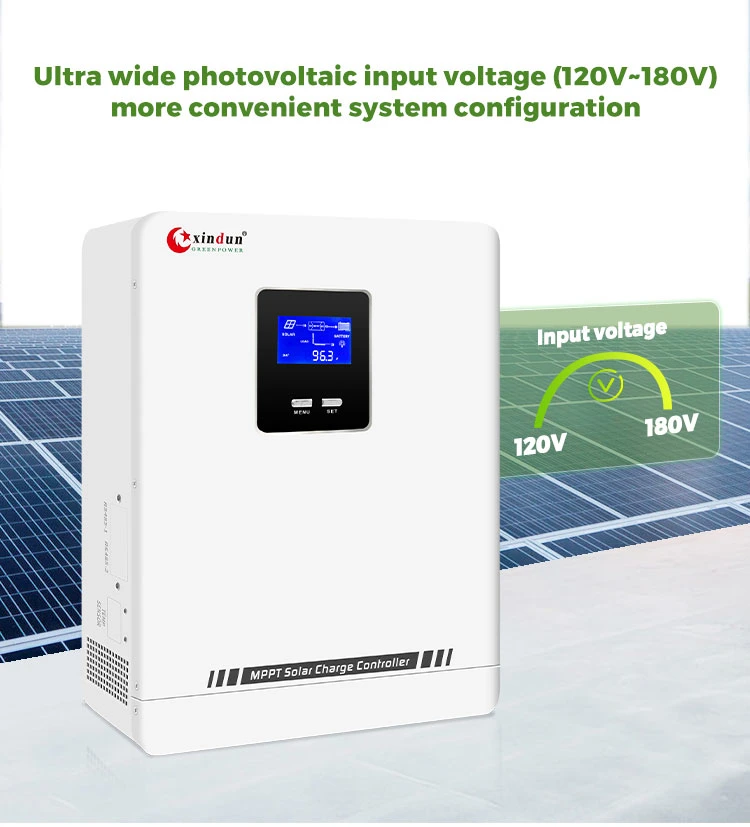 MPPT off Grid 12V 24V 48V Type Solar Panel System Regulator Lithium Battery Charger Solar Controller