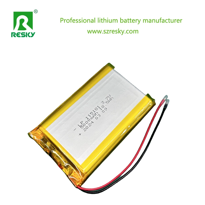 553450 603450 1100mAh 1200mAh 4.08wh Rechargeable Lipo Battery 3.7V Lithium Ion Battery for Emergency Phone