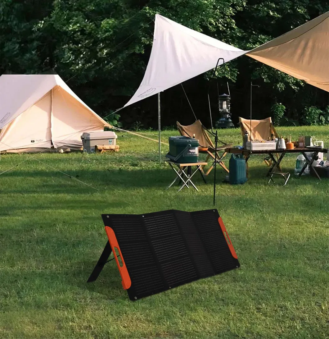 Hpbc 200W Foldable Flexible Beautiful High Efficiency Solar Panels Camping