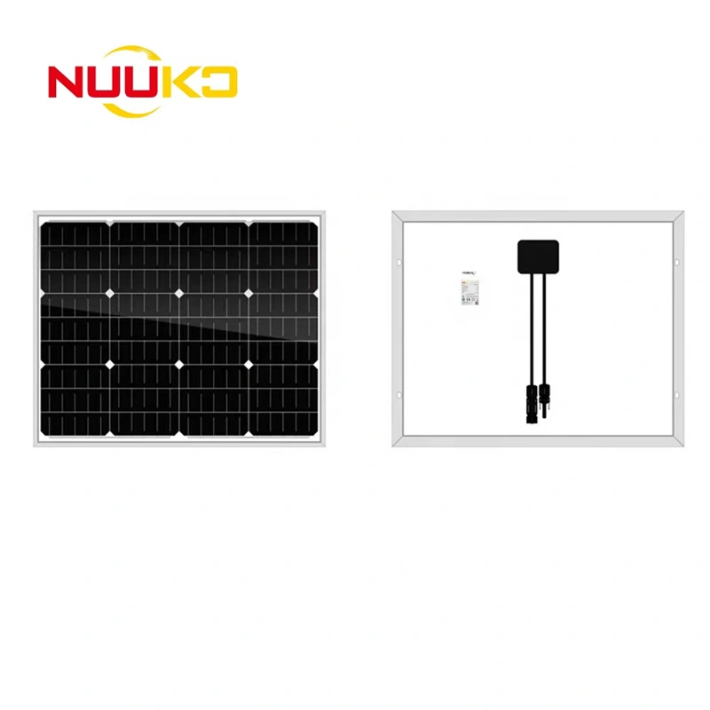 Nuuko High Quality Low Power 10W 20W 50W 100W 160W 170W 180W 200W 250W Mono Photovoltaic Solar Panel Manufacturer with Soalr Battery 25 Years Warranty