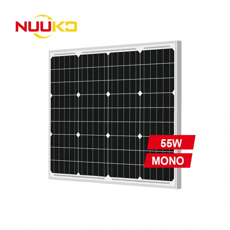 Nuuko High Quality Low Power 10W 20W 50W 100W 160W 170W 180W 200W 250W Mono Photovoltaic Solar Panel Manufacturer with Soalr Battery 25 Years Warranty