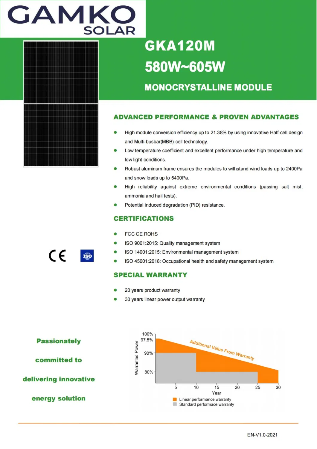 590W Mono Solar Panel Solar PV Electricity Generation Registered Solar Panel Installers