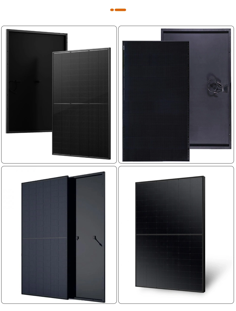 The Multifunctional Flexible Solar Panels Full Black Perc Solar Panel Full Black Full Black Solar Panel 500W