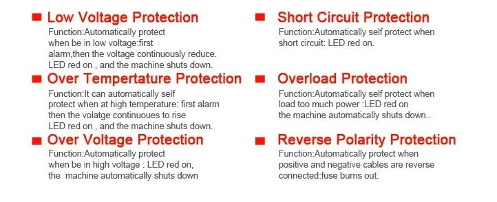 1000W Pure Sine Wave Inverter Charger Car Power Invertor Converter DC 12/24/48V AC 220/110V