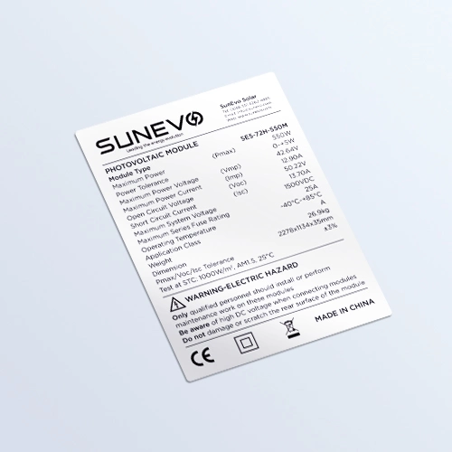 Sunevo High Efficiency Flexible Transparent Frameless Glass Solar Panels 500W 550W 555W 600W 700W