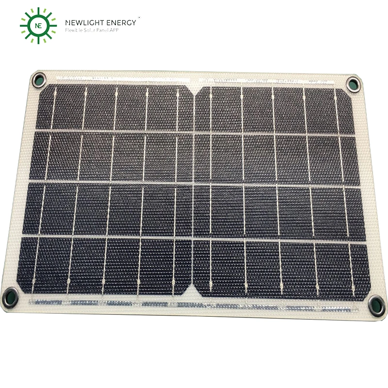 10W Solar Charger with Glass Fiber Inside Flexible Solar Panel