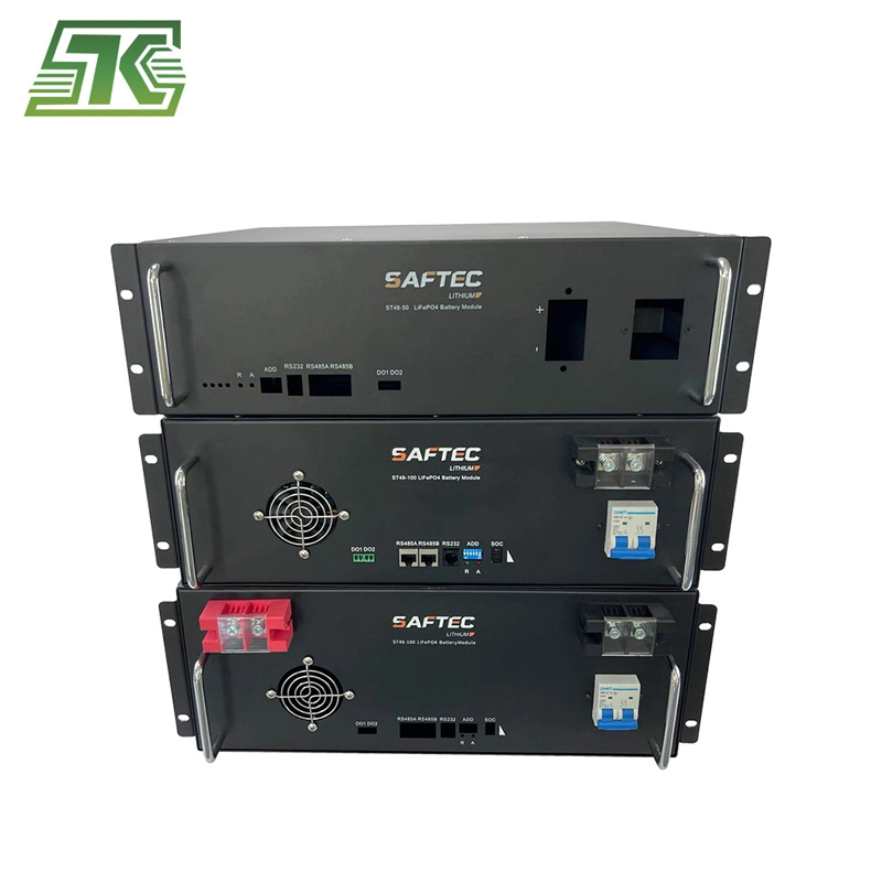 48V 1000ah with 4*250ah Saftec LiFePO4 Deep Cycle Battery for Home Energy Solar Energy Storage Lithium UPS Lithium Ion