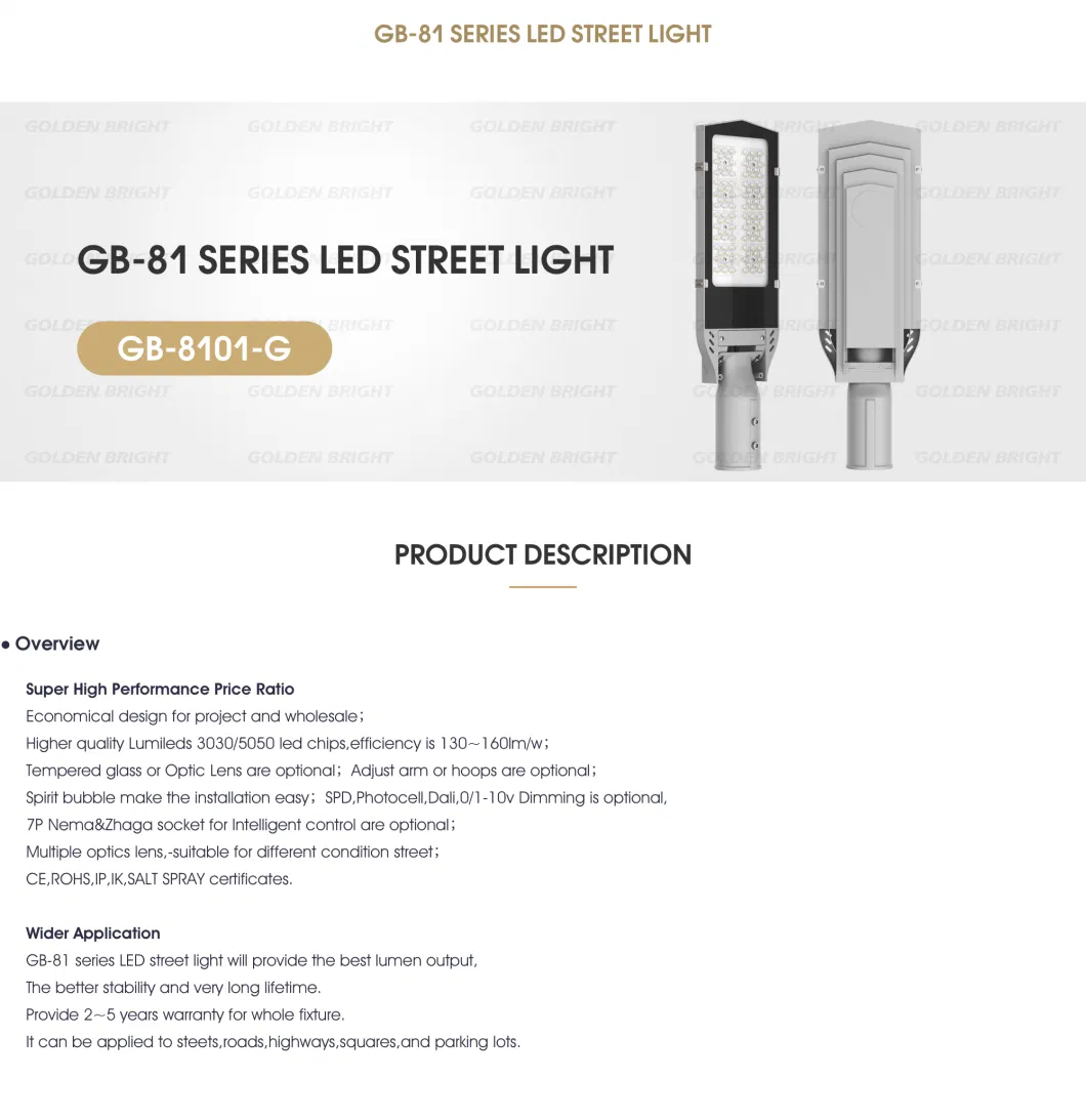 40W-60W AC LED Battery Light Lighting Outdoor Panel All Die-Cast Aluminum Solar