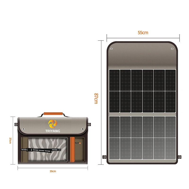 70W 105W 200W 300W Portable Folding Photovoltaic Panels off Grid Renewable Power Energy Foldable Kit Charger Small Home System Solar Panel