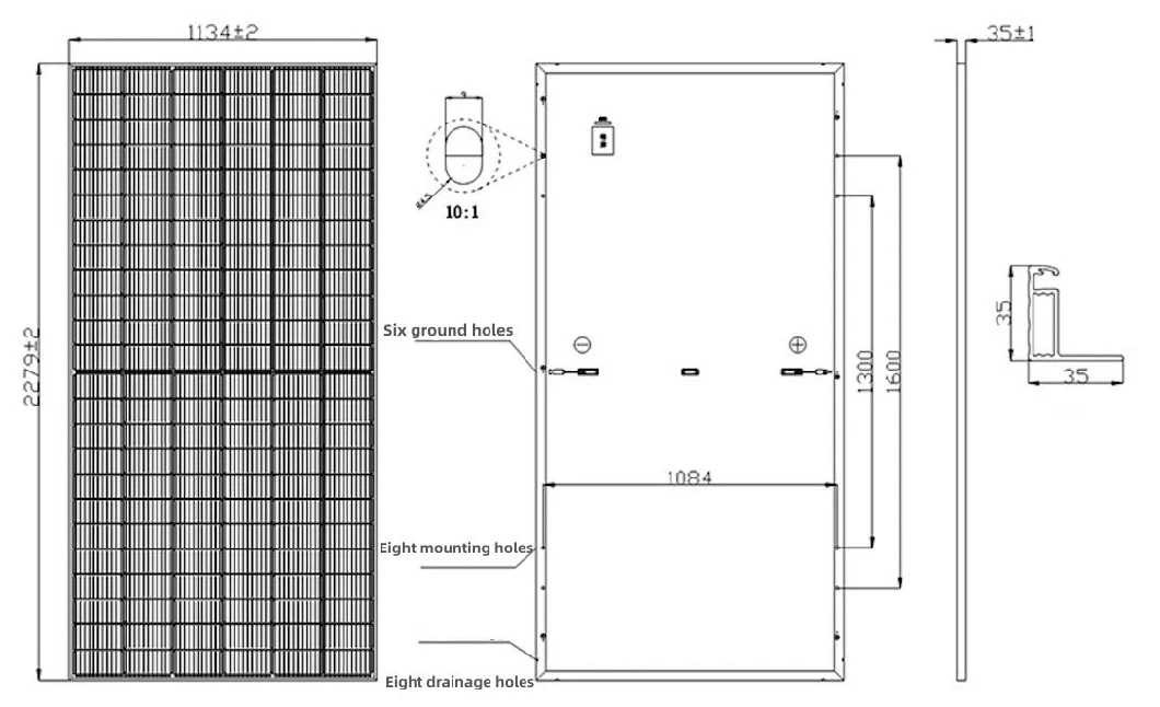 Wholesale Solar Panel 500W 1000W Monocrystalline Flexible PV with CE