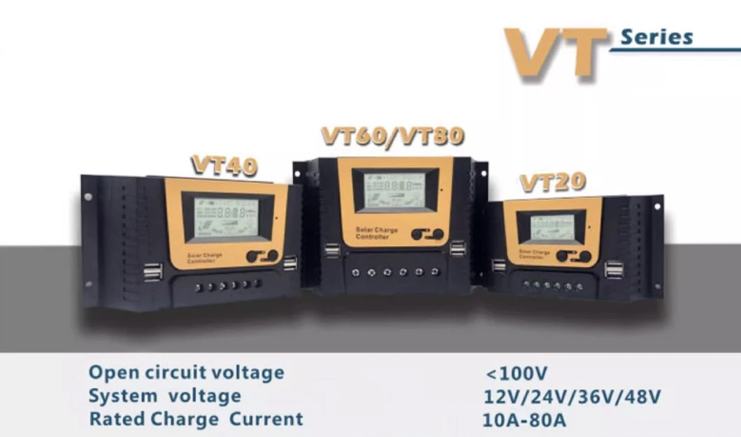 12V 24V 36V 48V PWM Solar Panels Charger 40A Solar Charge Controller