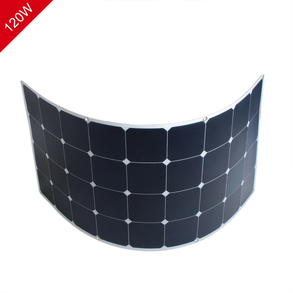 Small Flexible Solar Panel 10W, 20W, 30W, 40W, 50W and 60W for RV, Motor Home, Streelight and Boat