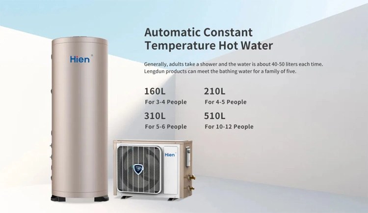 a+++ ERP Heating Cooling Heat Pump Water Heater Can Connect Solar Panel