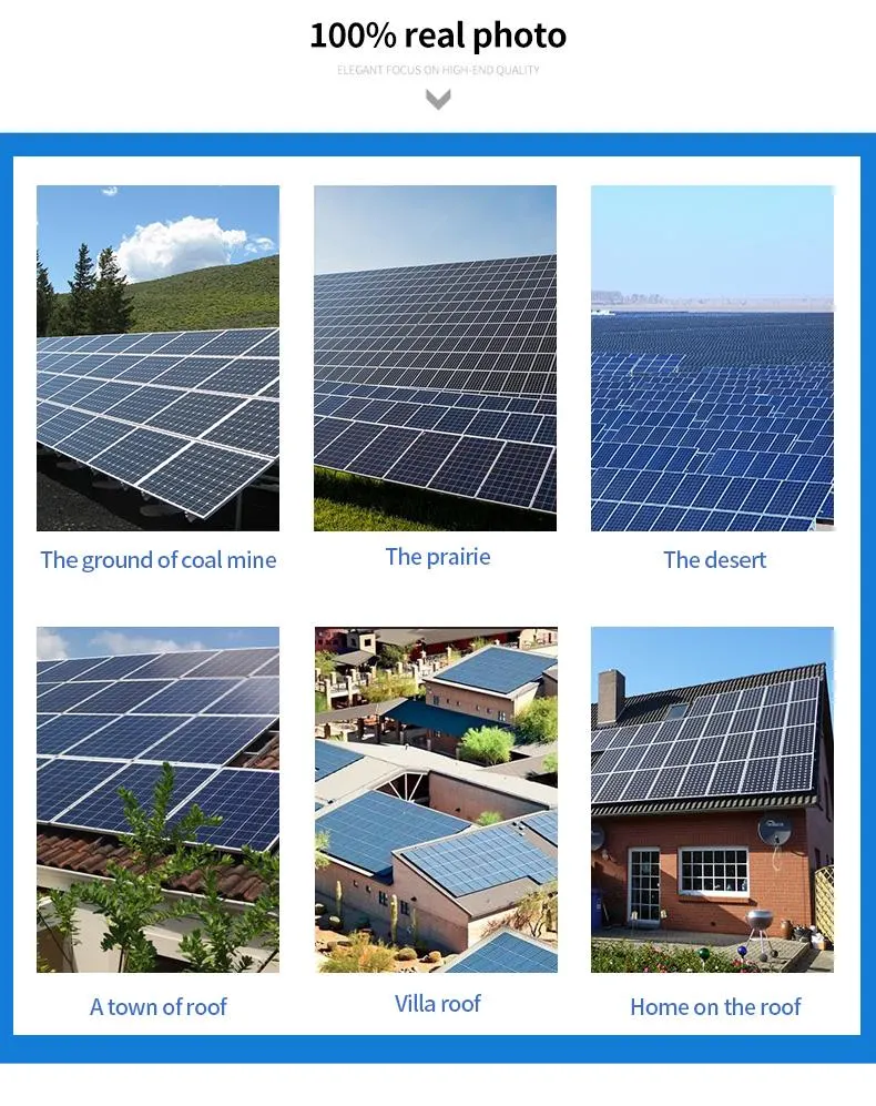 160W Single Crystal Black Photovoltaic Solar Panel for Home Roof Installation PV Solar Module Panel System Solar Charging