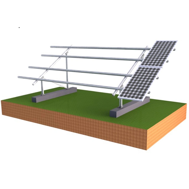 Ground Solar Panel Mounting Install Solar Panel Galvanized Steel Aluminum