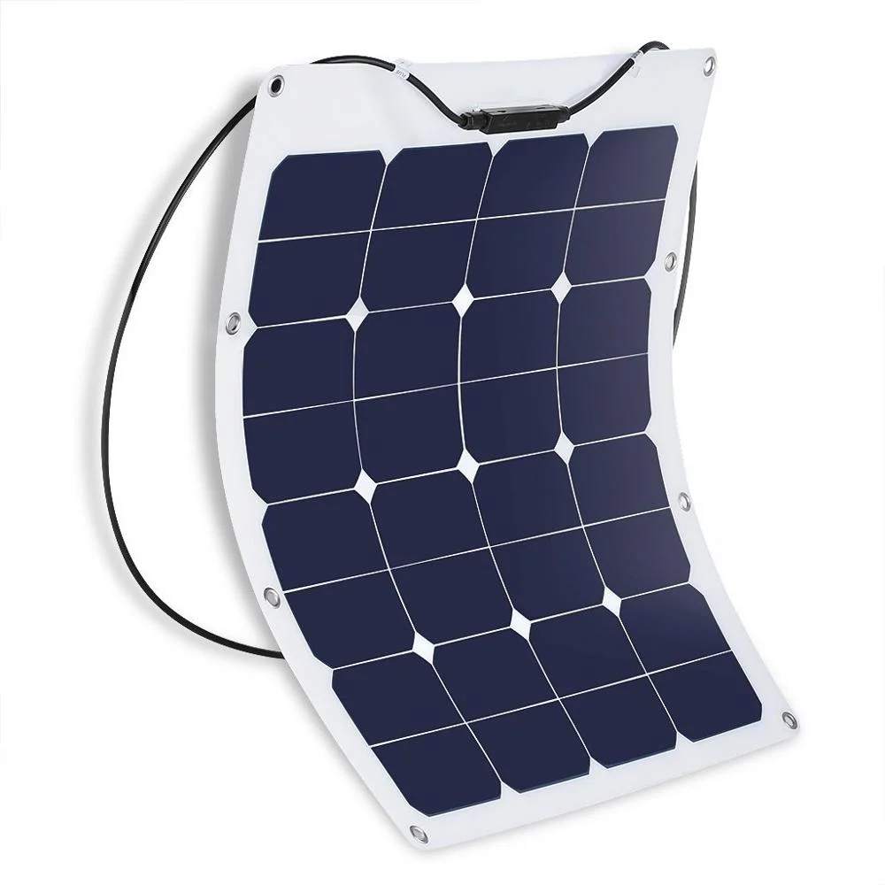 50W Sunpower ETFE Soft Flexible Bendable Solar Panel DC Mobile Power Solar Charger Original Cells