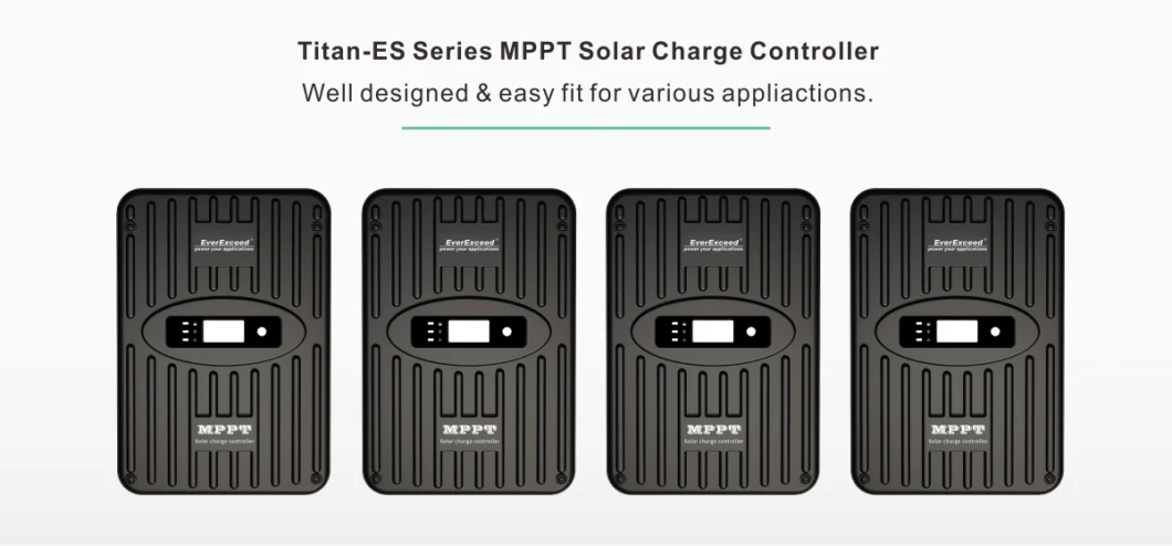 Solar System Everexceed Panel Products Charger MPPT Solar Charge Controller