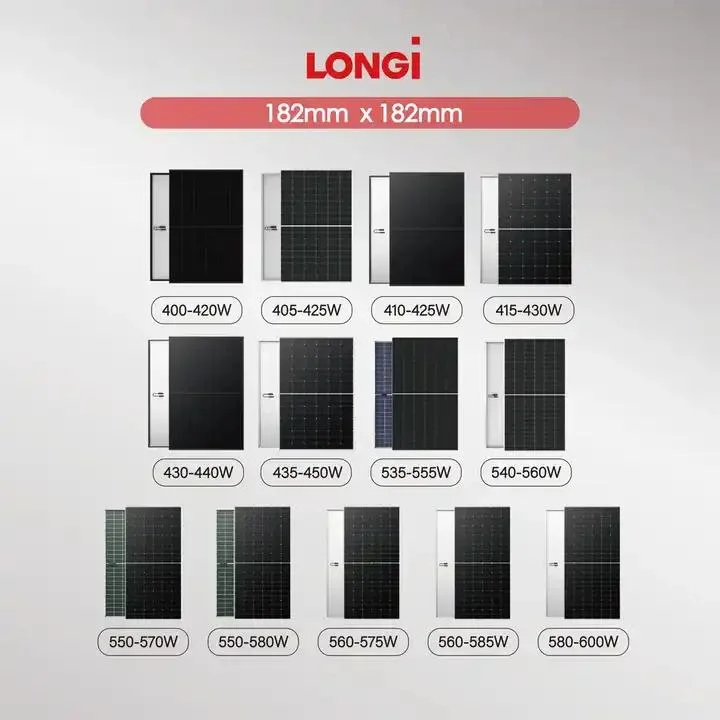 Longi 565~585W Hi-Mo 6 Lr5 72hth Solar Panels for Your Home Factory Office Roof Top Install Solar PV Modules