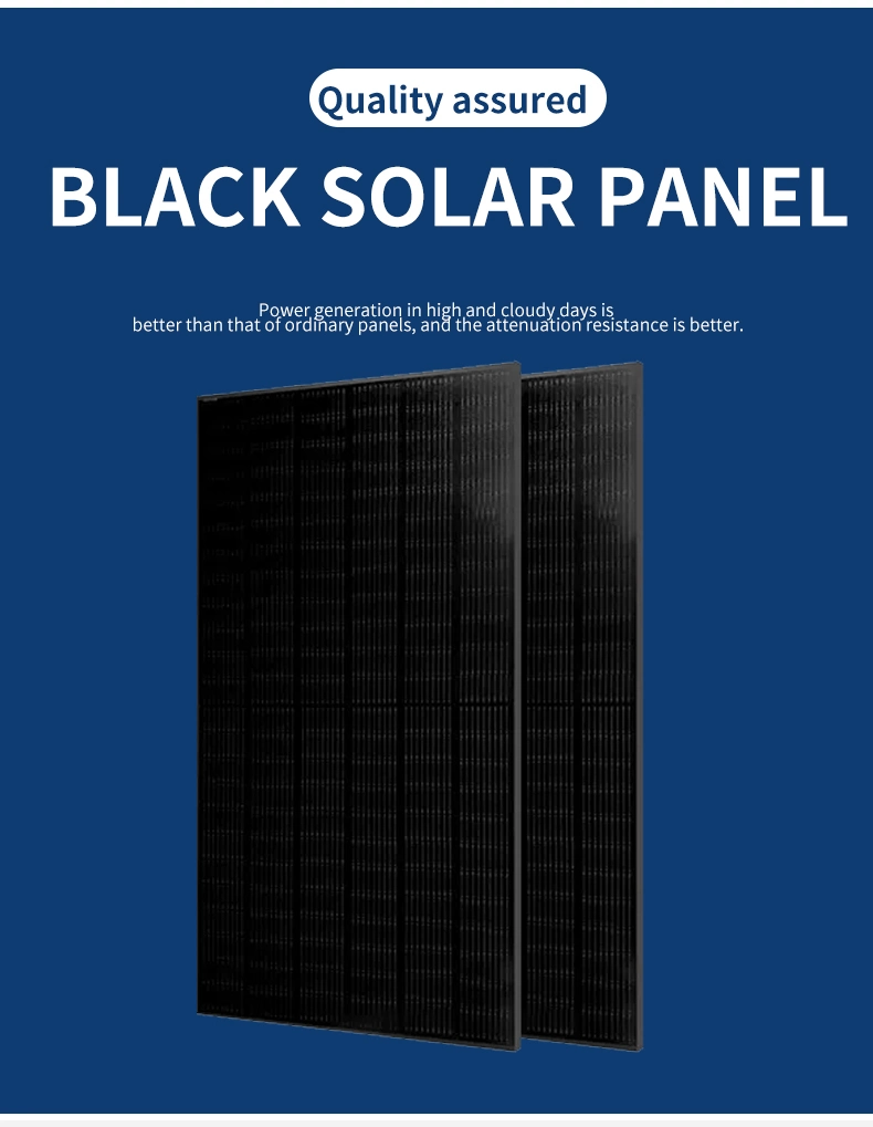 The Multifunctional Flexible Solar Panels Full Black Perc Solar Panel Full Black Full Black Solar Panel 500W