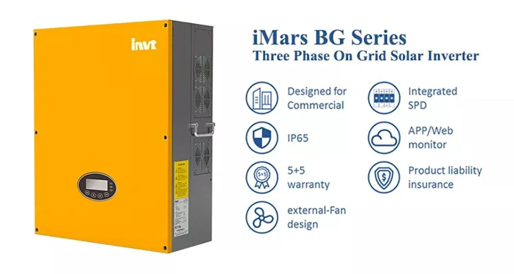 High Frequency Converters 30kw 35kw 33kw on Grid Solar Energy Inverter