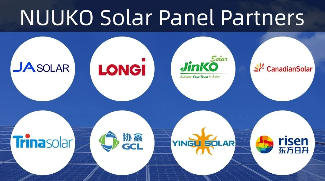 Nuuko High Quality Low Power 10W 20W 50W 100W 160W 170W 180W 200W 250W Mono Photovoltaic Solar Panel Manufacturer with Soalr Battery 25 Years Warranty