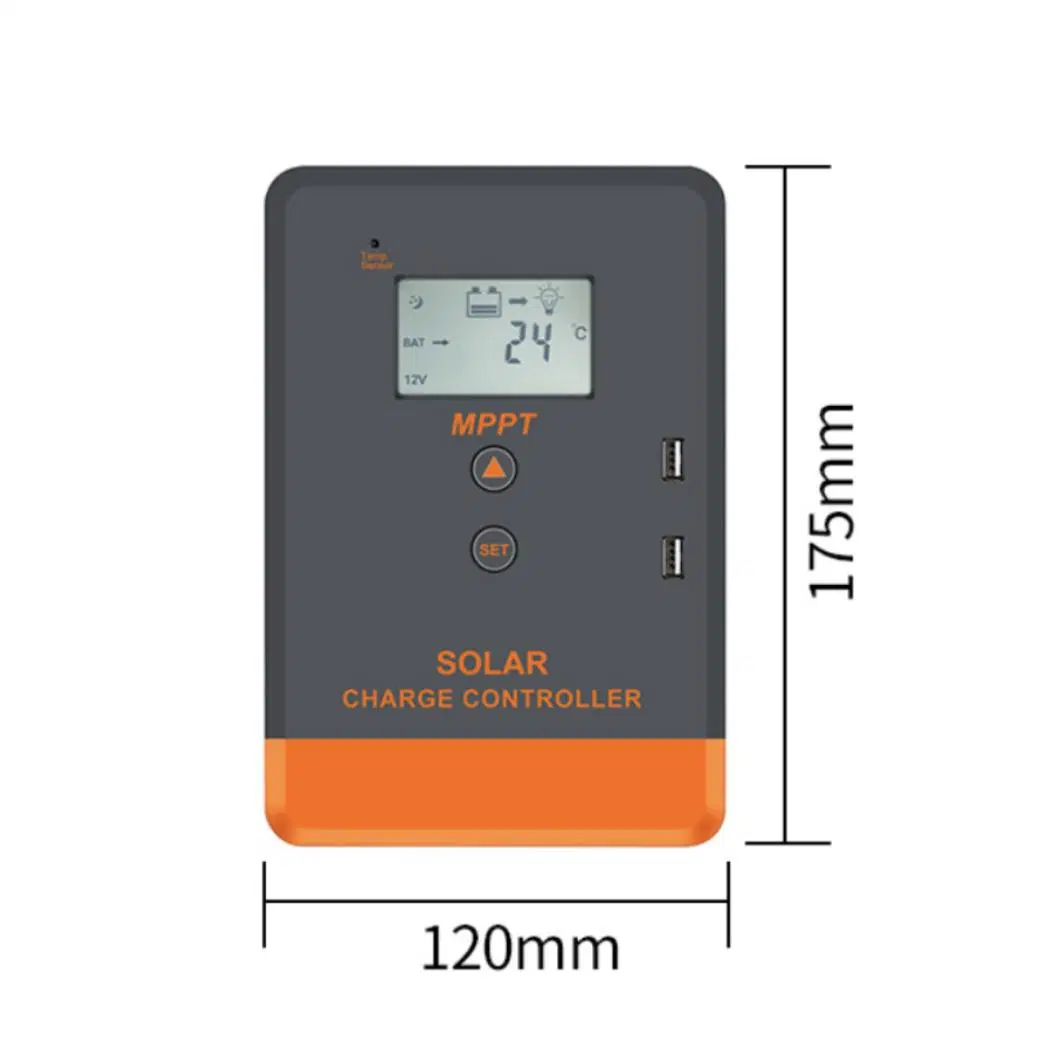 12V 24V Auto 20AMP Solar Panel Battery Charger Controller MPPT Solar Charge Controller