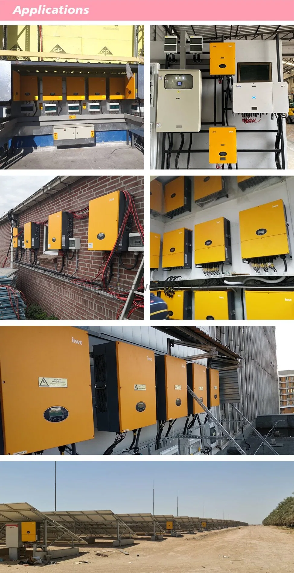 High Frequency Converters 30kw 35kw 33kw on Grid Solar Energy Inverter