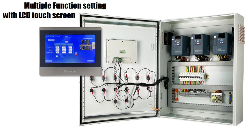 AC Driver Motor Multi-Function Intelligent Control Panel Cabinet Variable Frequency Converter with Reactor Filter Braking Unit